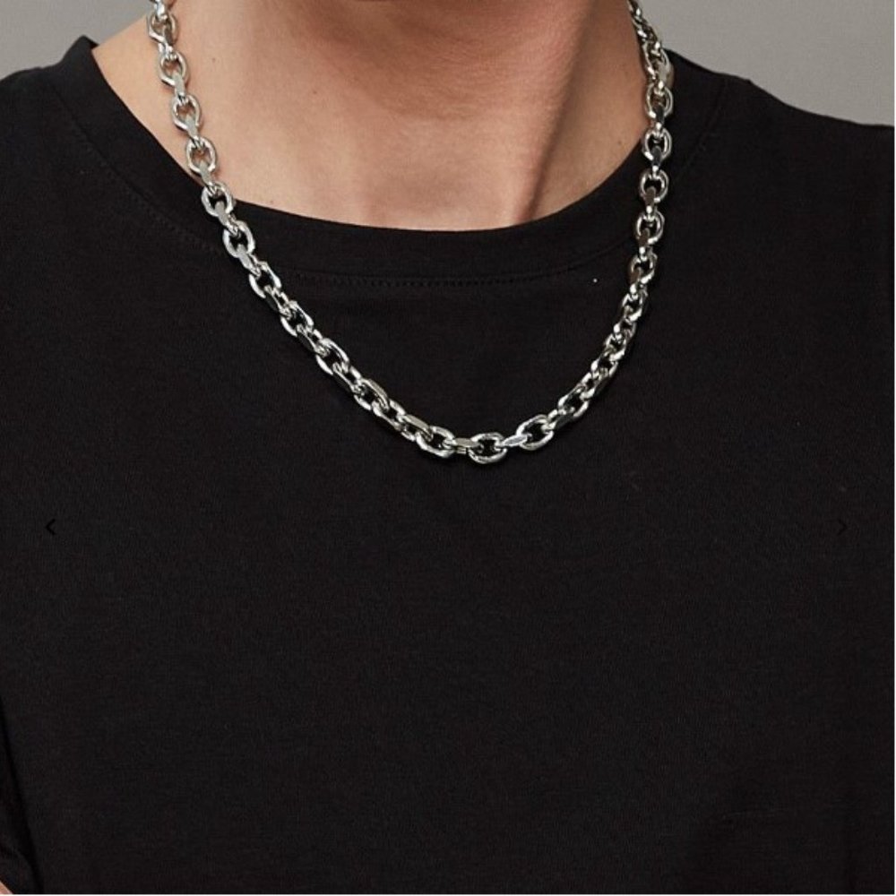 Edblad Steve Steel Chunky Chain Necklace